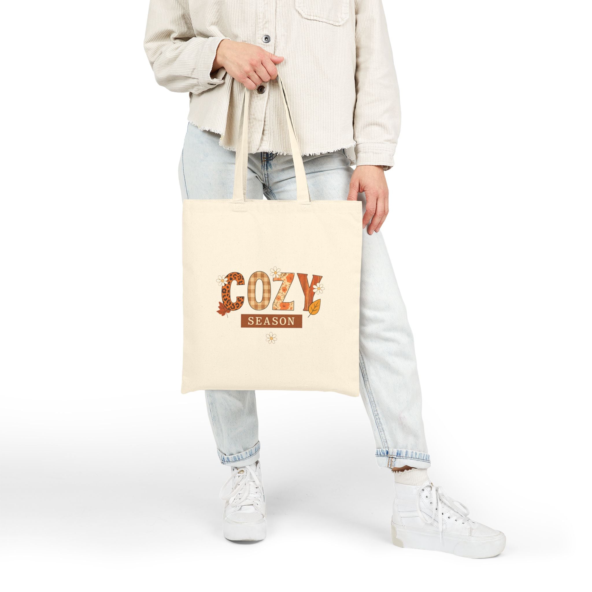 Cozy Season Cotton Canvas Tote Bag