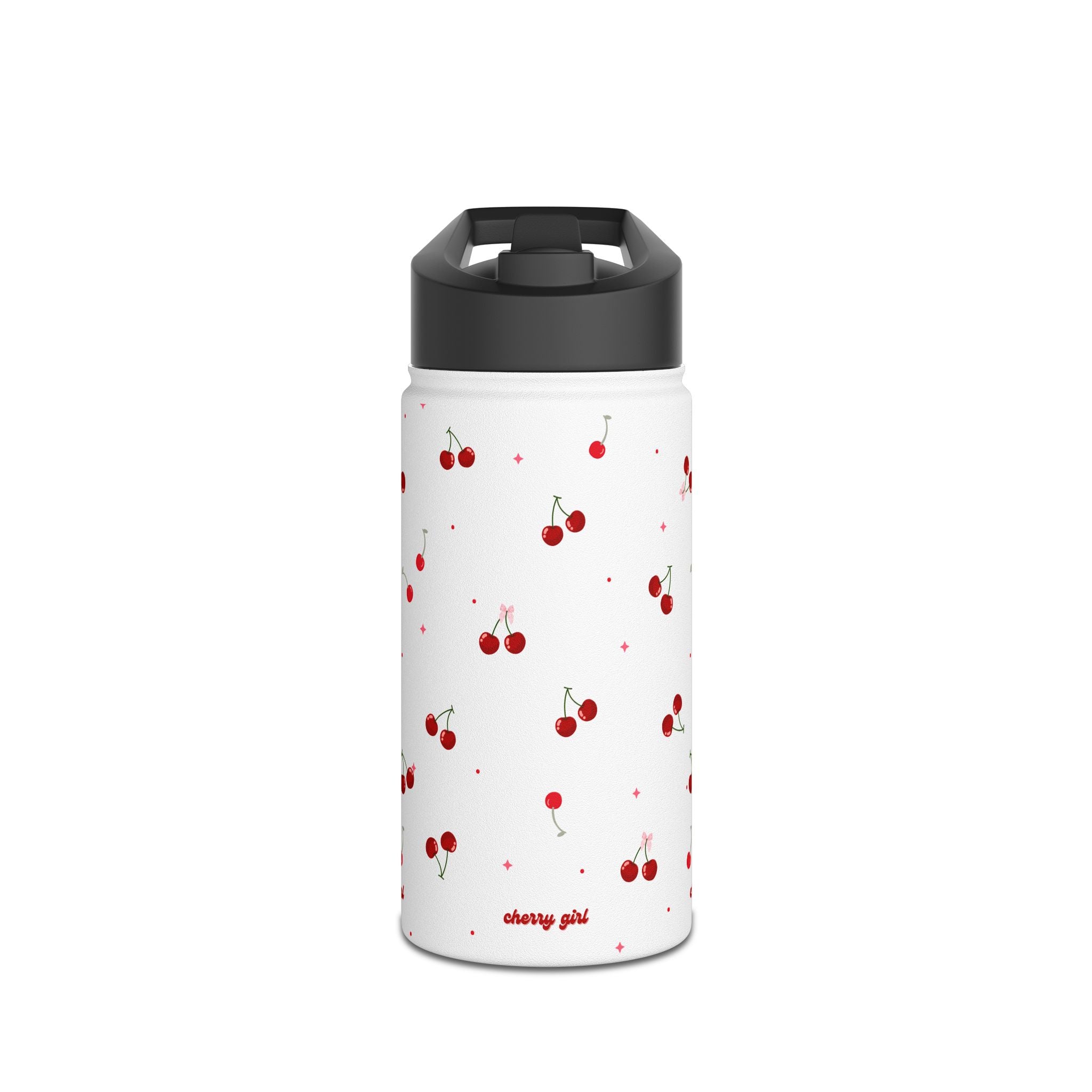Cherry Stainless Steel Water Bottle