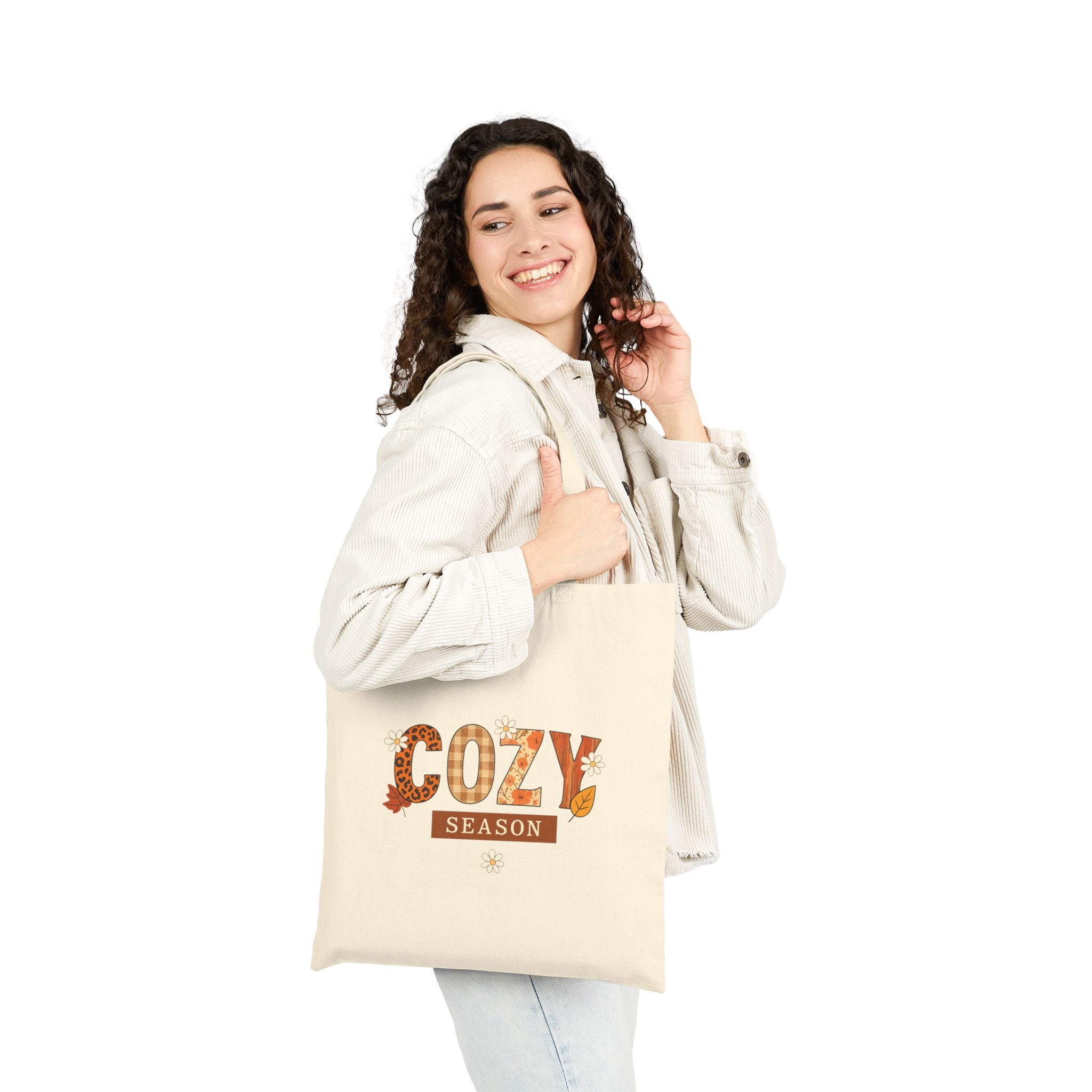 Cozy Season Cotton Canvas Tote Bag